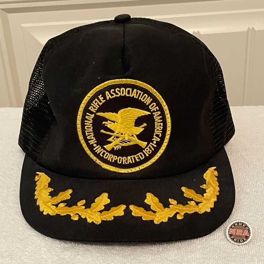 Vintage NRA Hat & Pin Never Worn